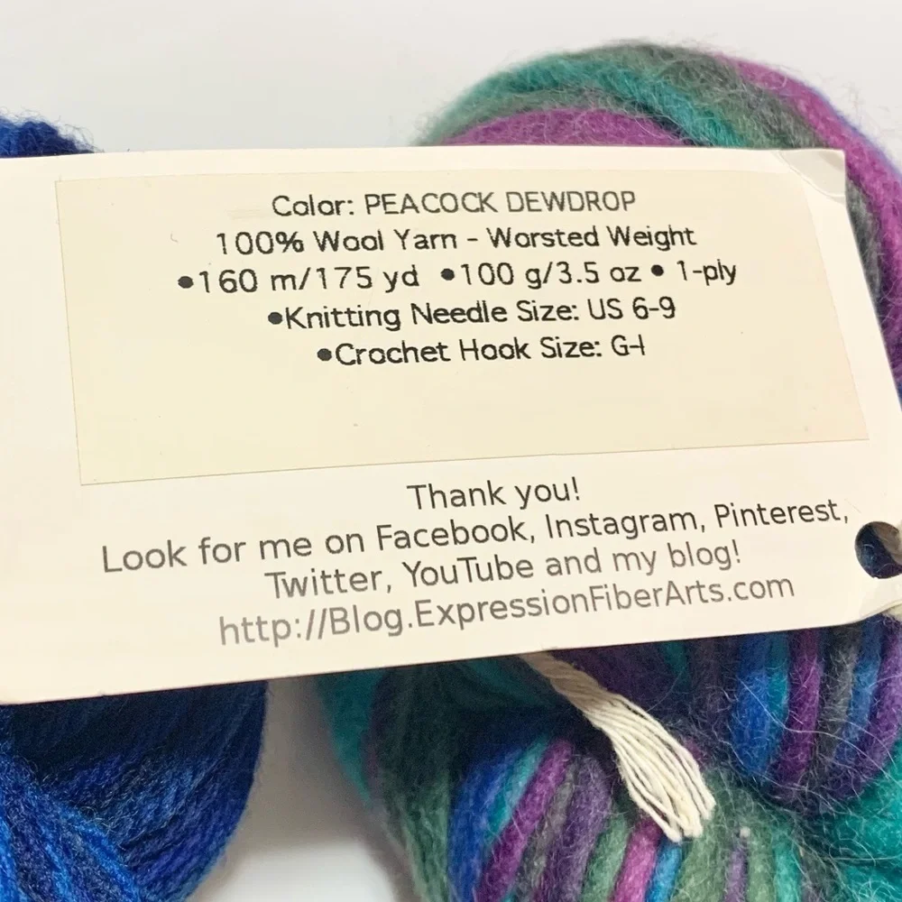 Red Rock wool yarn